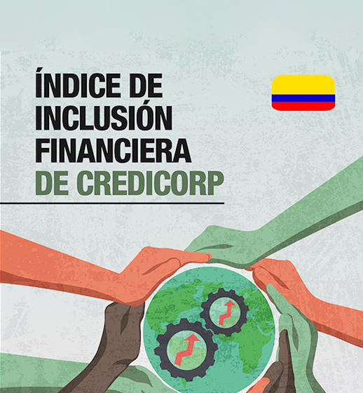 Results of Credicorp's Financial Inclusion Index in Colombia.